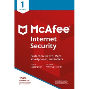 Mcafee Internet Security 1 Device 1 Year